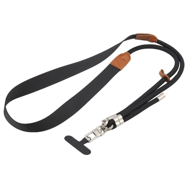 Polyester Rope Spliced Adjustable Crossbody Phone Lanyard