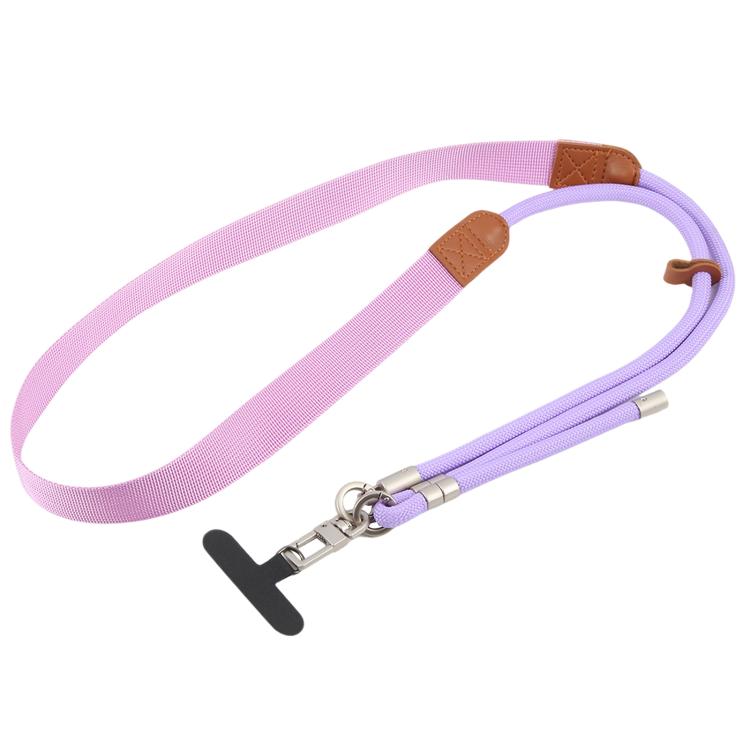 Polyester Rope Spliced Adjustable Crossbody Phone Lanyard