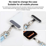 Polyester Rope Spliced Adjustable Crossbody Phone Lanyard