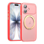 Vegan Leather Magnetic Phone Case with 360 Degrees Rotating Stand, For iPhone 17 Pro Max, For iPhone 17 Pro, For iPhone 17