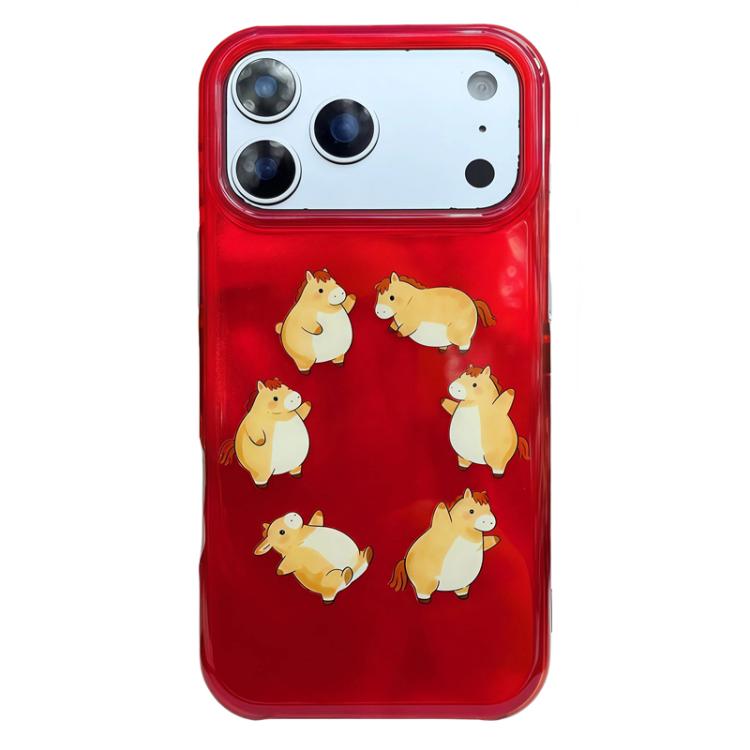 Rounded Edge IMD Pattern TPU Phone Case, For iPhone 18 Pro / 17 Pro, For iPhone 18 Pro Max / 17 Pro Max, For iPhone 17