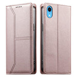 Stitched Line Magnetic RFID Vegan Leather Phone Case, For iPhone X / XS, For iPhone XR, For iPhone XS Max, For iPhone 8 Plus / 7 Plus