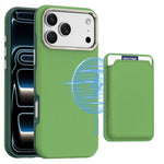 Mocome Plain Magnetic Card Bag Phone Case, For iPhone 18 Pro / 17 Pro, For iPhone 18 Pro Max / 17 Pro Max