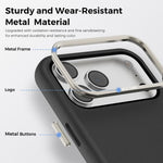 Mocome Plain Magnetic Card Bag Phone Case, For iPhone 18 Pro / 17 Pro, For iPhone 18 Pro Max / 17 Pro Max