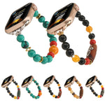 Tibetan Beaded Bracelet Watch Band, For Apple Watch 46mm / 49mm / 45mm / 44mm, For Apple Watch 42mm / 41mm / 40mm / 38mm