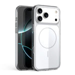 Translucent PC Magnetic Shockproof Phone Case, For iPhone 17 Pro Max, For iPhone 17 Pro
