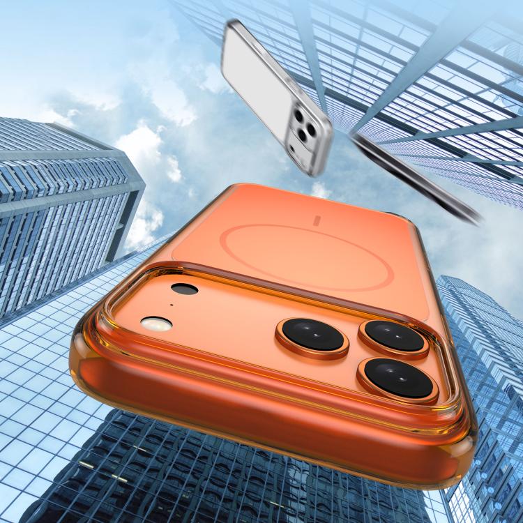 Translucent PC Magnetic Shockproof Phone Case, For iPhone 17 Pro Max, For iPhone 17 Pro