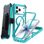 Acrylic Full Coverage Magnetic Phone Case with Back Clip, For iPhone 17 Pro Max, For iPhone 17 Pro, For iPhone 17, For iPhone Air, For iPhone 16 Pro Max, For iPhone 16 Pro