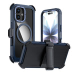 Acrylic Full Coverage Magnetic Phone Case with Back Clip, For iPhone 17 Pro Max, For iPhone 17 Pro, For iPhone 17, For iPhone Air, For iPhone 16 Pro Max, For iPhone 16 Pro