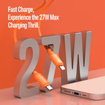 DUX DUCIS SILI Series 27W Type-C to 8 Pin Silicone Data Cable, Length: 1m, Type-C to 8 Pin