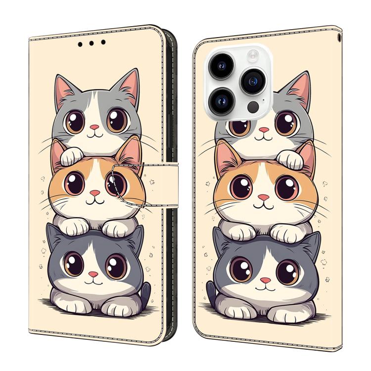 Crystal-Like Painted Vegan Leather Phone Case, For iPhone Air, For iPhone 16 Pro Max, For iPhone 16 Pro, For iPhone 16