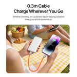 DUX DUCIS LCBA Series 27W Type-C to 8 Pin Lanyard Fast Charging Data Cable, Length: 30cm, Type-C to 8 Pin