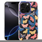 IMD Blue Light Jungle Series Magnetic Phone Case, For iPhone 17e / 16e, For iPhone 17 Pro Max, For iPhone 17 Pro, For iPhone 17, For iPhone Air, For iPhone 16 Pro Max, For iPhone 16 Pro, For iPhone 16 Plus