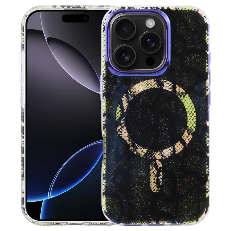 IMD Blue Light Jungle Series Magnetic Phone Case, For iPhone 17e / 16e, For iPhone 17 Pro Max, For iPhone 17 Pro, For iPhone 17, For iPhone Air, For iPhone 16 Pro Max, For iPhone 16 Pro, For iPhone 16 Plus