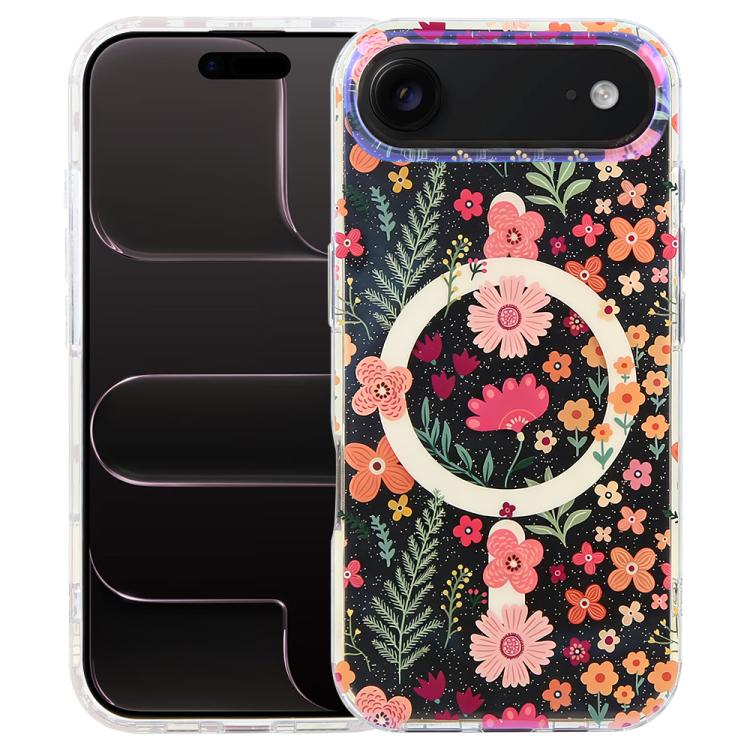 IMD Blue Light Jungle Series Magnetic Phone Case, For iPhone 17e / 16e, For iPhone 17 Pro Max, For iPhone 17 Pro, For iPhone 17, For iPhone Air, For iPhone 16 Pro Max, For iPhone 16 Pro, For iPhone 16 Plus