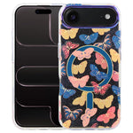 IMD Blue Light Jungle Series Magnetic Phone Case, For iPhone 17e / 16e, For iPhone 17 Pro Max, For iPhone 17 Pro, For iPhone 17, For iPhone Air, For iPhone 16 Pro Max, For iPhone 16 Pro, For iPhone 16 Plus