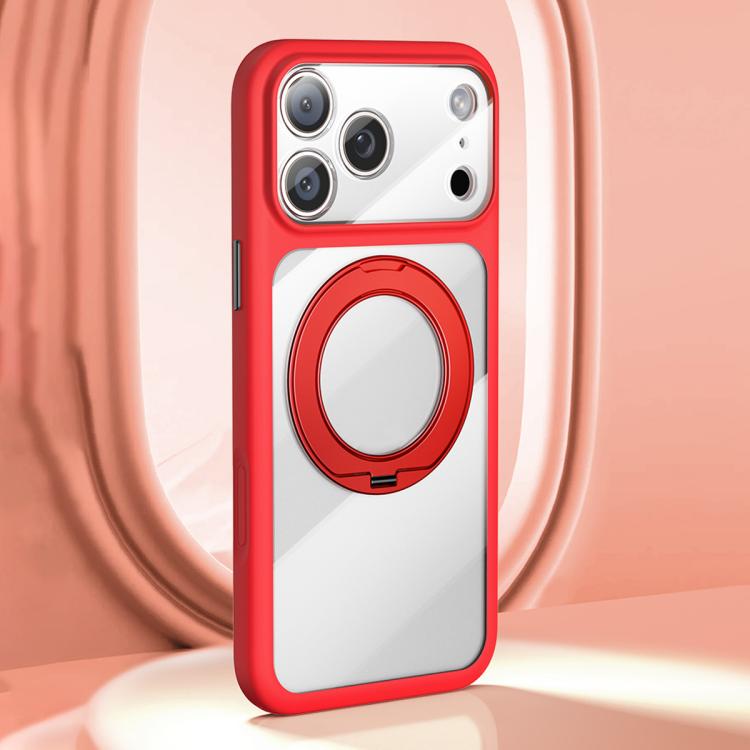 Precision Hole Skin-Feel Magnetic Holder Phone Case with AI Shutter Button, For iPhone 17 Pro Max, For iPhone 17 Pro