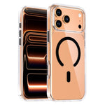 Crystal Transparent Magnetic Phone Case, For iPhone 17 Pro Max, For iPhone 17 Pro