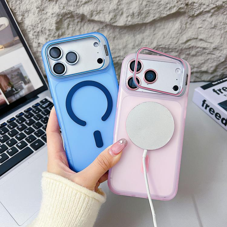 Vitality Eagle Eye Lens Kickstand Magnetic Phone Case, For iPhone 17 Pro Max, For iPhone 17 Pro
