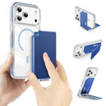 Magnetic Metal Card Clip Bag with Foldable Holder