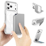 Magnetic Metal Card Clip Bag with Foldable Holder
