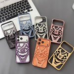 Electroplated Hollow Out Clown Heat Dissipation TPU Phone Case, For iPhone 17 Pro Max, For iPhone 17 Pro, For iPhone 17, For iPhone 16 Pro Max, For iPhone 16 Pro, For iPhone 16