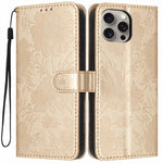 Sunflower Embossed Vegan Leather Phone Case with Small Black Rope, For iPhone 16, For iPhone 15 Pro Max, For iPhone 15 Pro, For iPhone 15 Plus, For iPhone 15, For iPhone 14 Plus, For iPhone 14, For iPhone 14 Pro