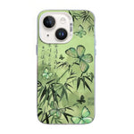 Butterfly Pattern Silver Plating PC Hybrid TPU Phone Case, For iPhone 15, For iPhone 14 Plus, For iPhone 14, For iPhone 14 Pro, For iPhone 14 Pro Max, For iPhone SE 2022 / SE 2020