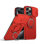 Camera Sliding Shield Magnetic Rotation Holder Phone Case, For iPhone 14 / 13, For iPhone 14 Pro, For iPhone 14 Pro Max, For iPhone 13 Pro Max / 12 Pro Max, For iPhone 13 Pro, For iPhone 12 / 12 Pro