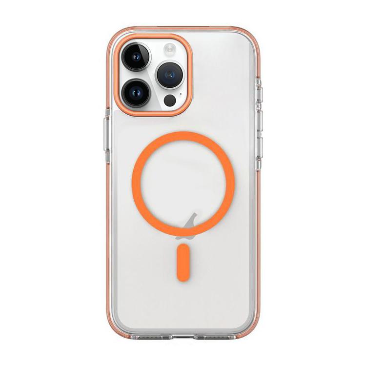 Dual-Color PC Hybrid TPU Magnetic Phone Case, For iPhone 14 Pro, For iPhone 14 Pro Max, For iPhone 13 Pro Max, For iPhone 13 Pro