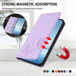 Strong Magnetic Dual Butterfly RFID Vegan Leather Phone Case, For iPhone 16, For iPhone 15 Pro Max, For iPhone 15 Pro, For iPhone 15 Plus