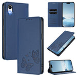 Strong Magnetic Dual Butterfly RFID Vegan Leather Phone Case, For iPhone X / XS, For iPhone XR, For iPhone XS Max, For iPhone 8 Plus / 7 Plus