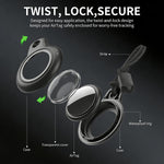XDcase 4pcs Solid Color Hard PC Protective Case with Strap, 4PCS