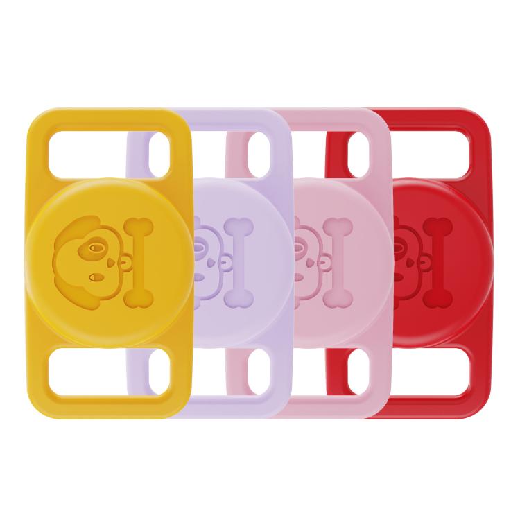 XDcase 4pcs Pet Collar Design Waterproof Silicone Protective Case, 4PCS (Black White Blue Green), 4PCS (Pink Red Purple Yellow)