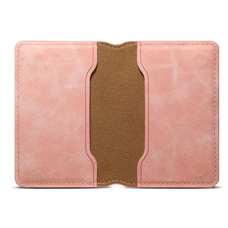 Denior V08+1 Retro Vegan Leather Texture Magnetic Wallet Card Holder Bag