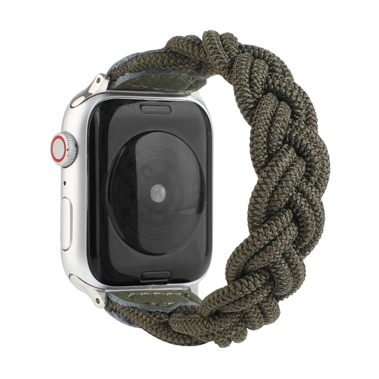 Elastic Woven Watchband For Apple Watch Series 6 & SE & 5 & 4 40mm / 3 & 2 & 1 38mm, 120mm, 130mm, 150mm