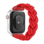 Elastic Woven Watchband For Apple Watch Series 6 & SE & 5 & 4 40mm / 3 & 2 & 1 38mm, 120mm, 130mm, 150mm