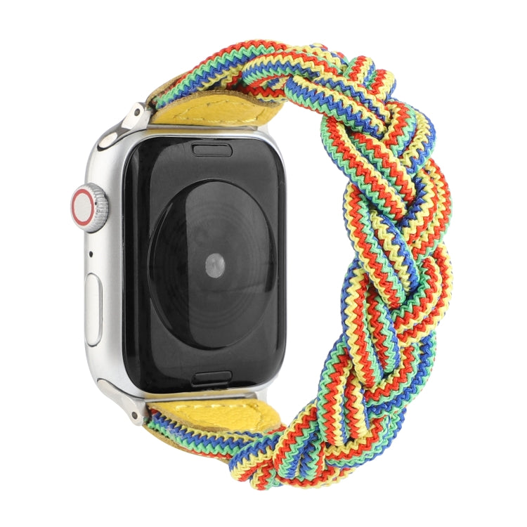 Elastic Woven Watchband For Apple Watch Series 6 & SE & 5 & 4 44mm / 3 & 2 & 1 42mm, 120mm, 130mm, 150mm