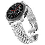 Five Beads Steel Replacement Strap Watchband, 20mm For Samsung Galaxy Watch 3 41mm, 22mm For Samsung Galaxy Watch 3 45mm, 20mm For Amazfit GTR 2 / Amazfit GTR 47mm, 22mm For Amazfit GTR 42mm, 20mm For Huawei Watch GT 2 42mm                             ...