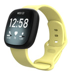 For Fitbit Versa 3 / Sense Silicone Replacement Strap Watchband, Size: S, Size: S