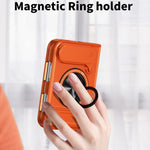 Lens Sliding Window Multifunctional Magnetic Shockproof Phone Case, For iPhone Duo