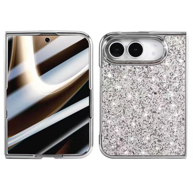 Glitter Powder Shockproof TPU Phone Case, For iPhone Duo