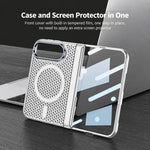 GKK Integrated Phantom Folding Hinge Heat Dissipation Magnetic Phone Case, For iPhone Duo