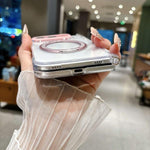 Side Buckle Hinge Rotating Holder Magnetic Phone Case with Bracelet, For iPhone Duo