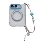 Side Buckle Hinge Rotating Holder Magnetic Phone Case with Bracelet, For iPhone Duo