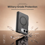 XDcase Frosted Magnetic Phone Case with Hinge Guard, For iPhone Duo
