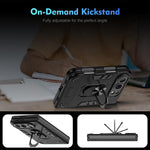 Shockproof Metal Ring Holder Phone Case, For iPhone Duo