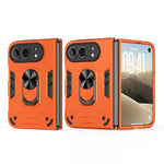 Shockproof Metal Ring Holder Phone Case, For iPhone Duo