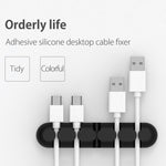 ORICO CBS5 Silicone Material Desktop Cable Manager Winder Fixer, Size: 9.6*2*1.2cm