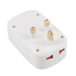 NK-823 2000W Dual USB Travel Charger Power Adapter Socket, UK Plug